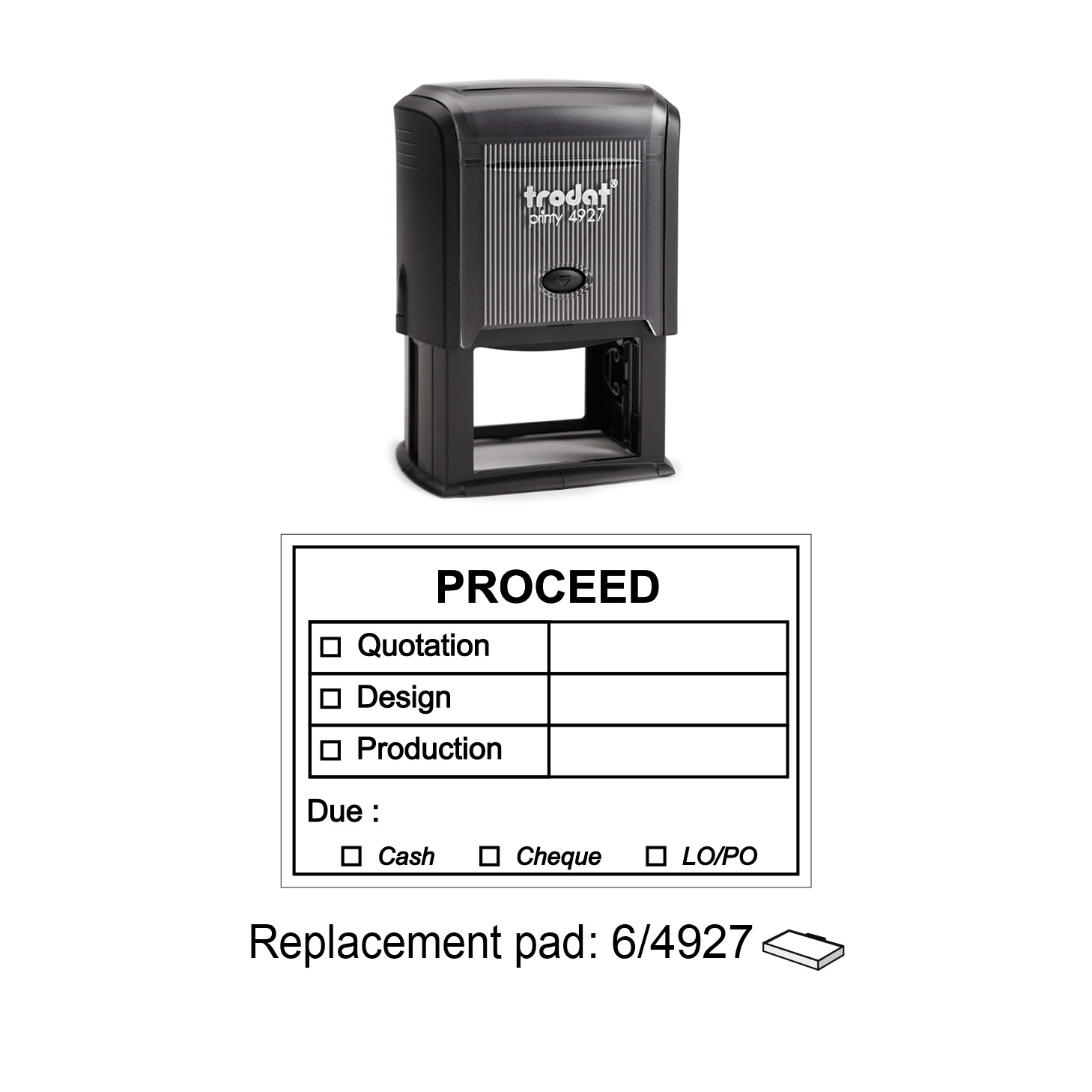 Trodat 4927 Self Inking Stamps Rubberstamps Online Singapore